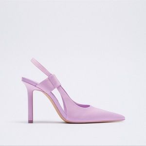 ZARA HEELED SLINGBACKS